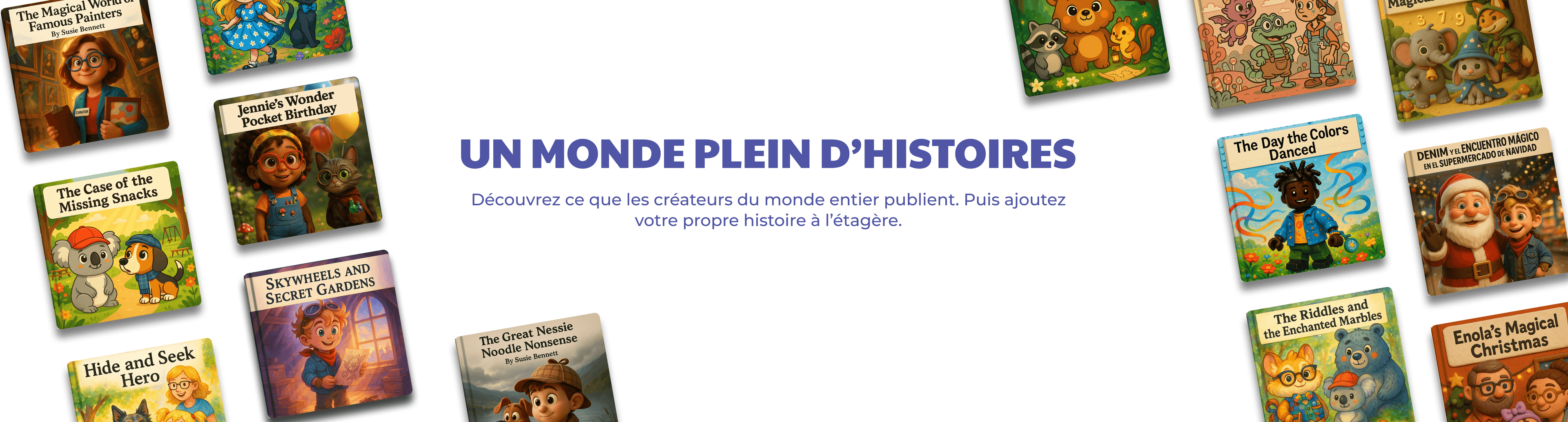 Collage de livres de la communaute