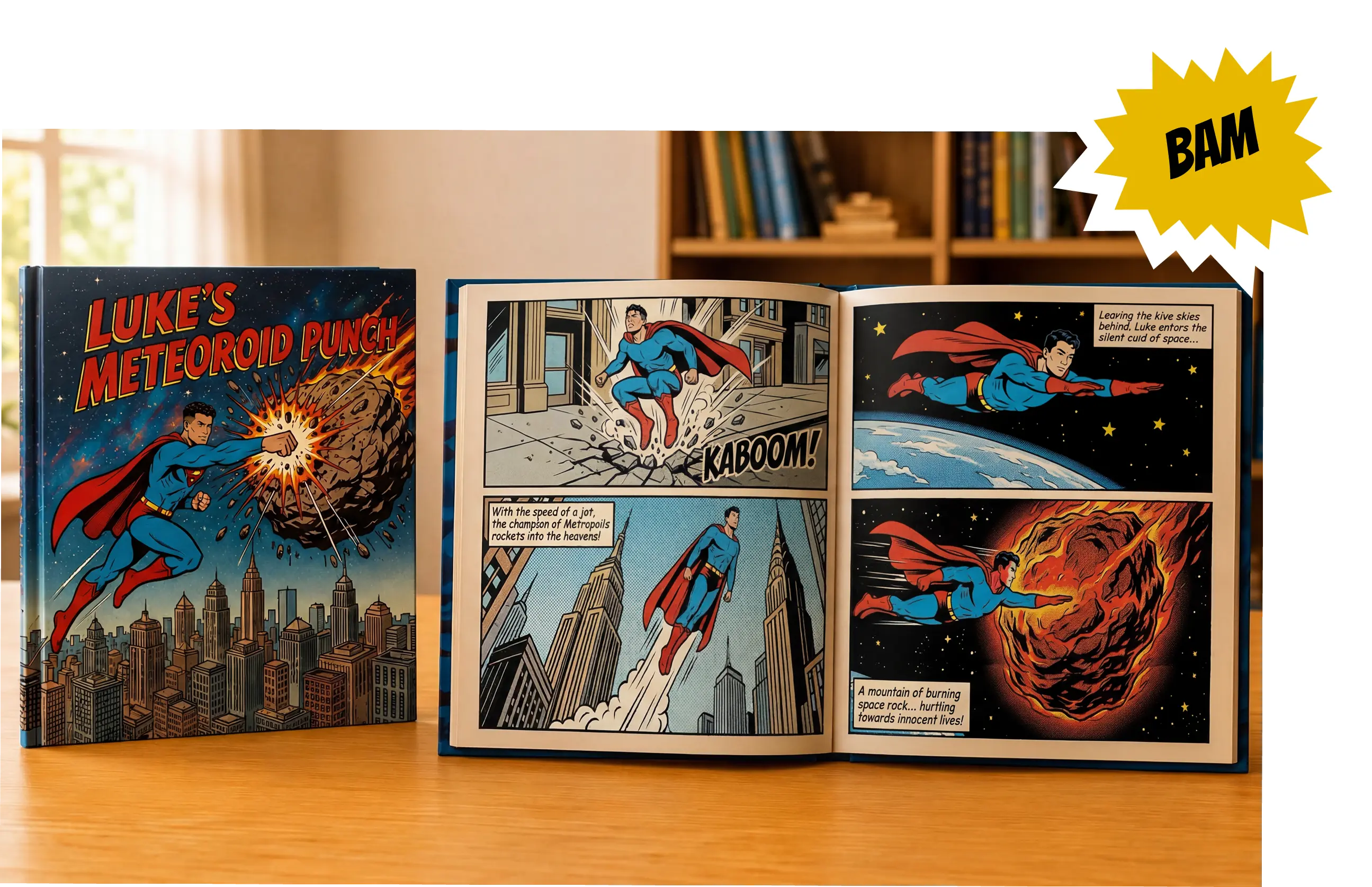 Your personalized comics book