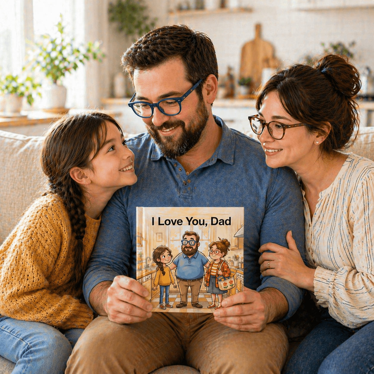 Father's Day storybook print preview