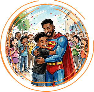 Superhero Dad sample two