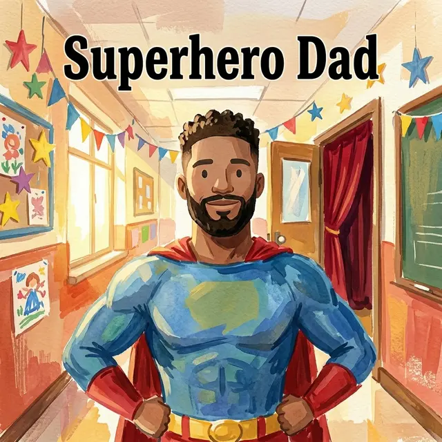 Superhero Dad book cover preview