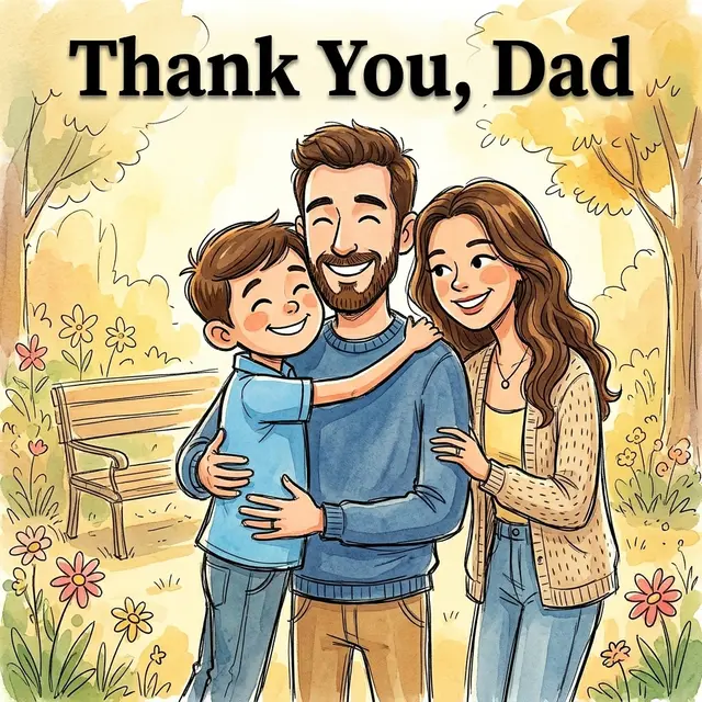 Thank You Dad book cover preview