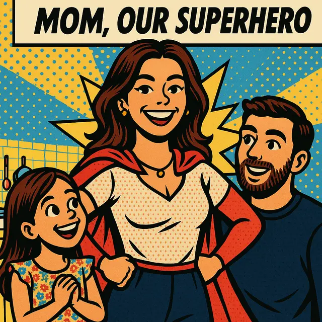 Superhero Mom book cover preview