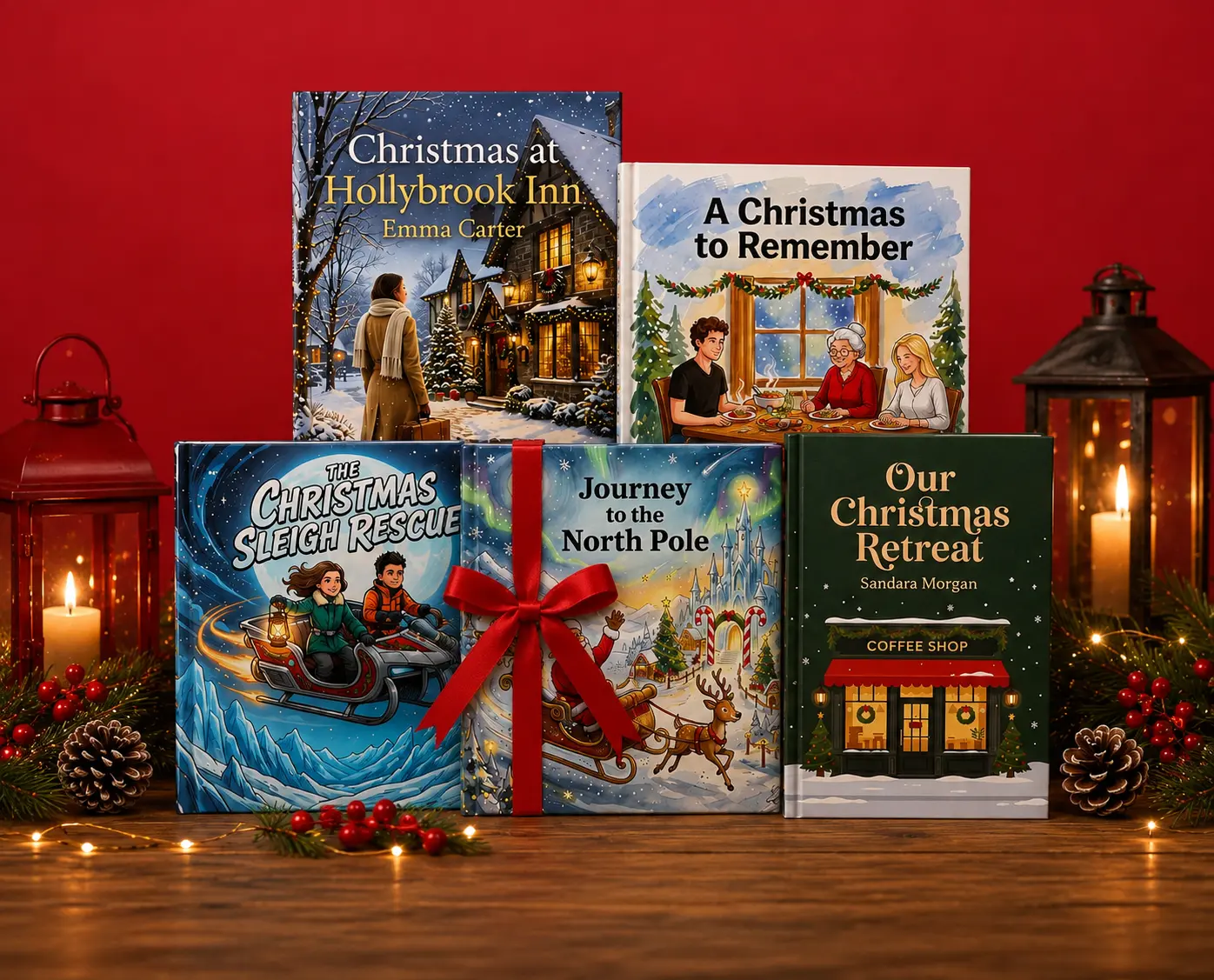 Create custom Christmas storybooks, comic books, and hardcover books with Story Spark