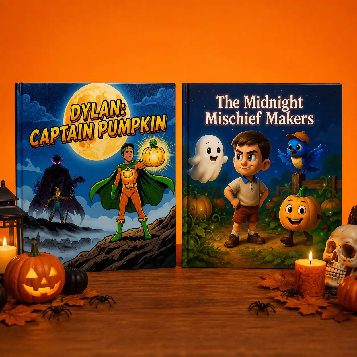 Design custom Halloween storybooks and spooky comic books with Story Spark