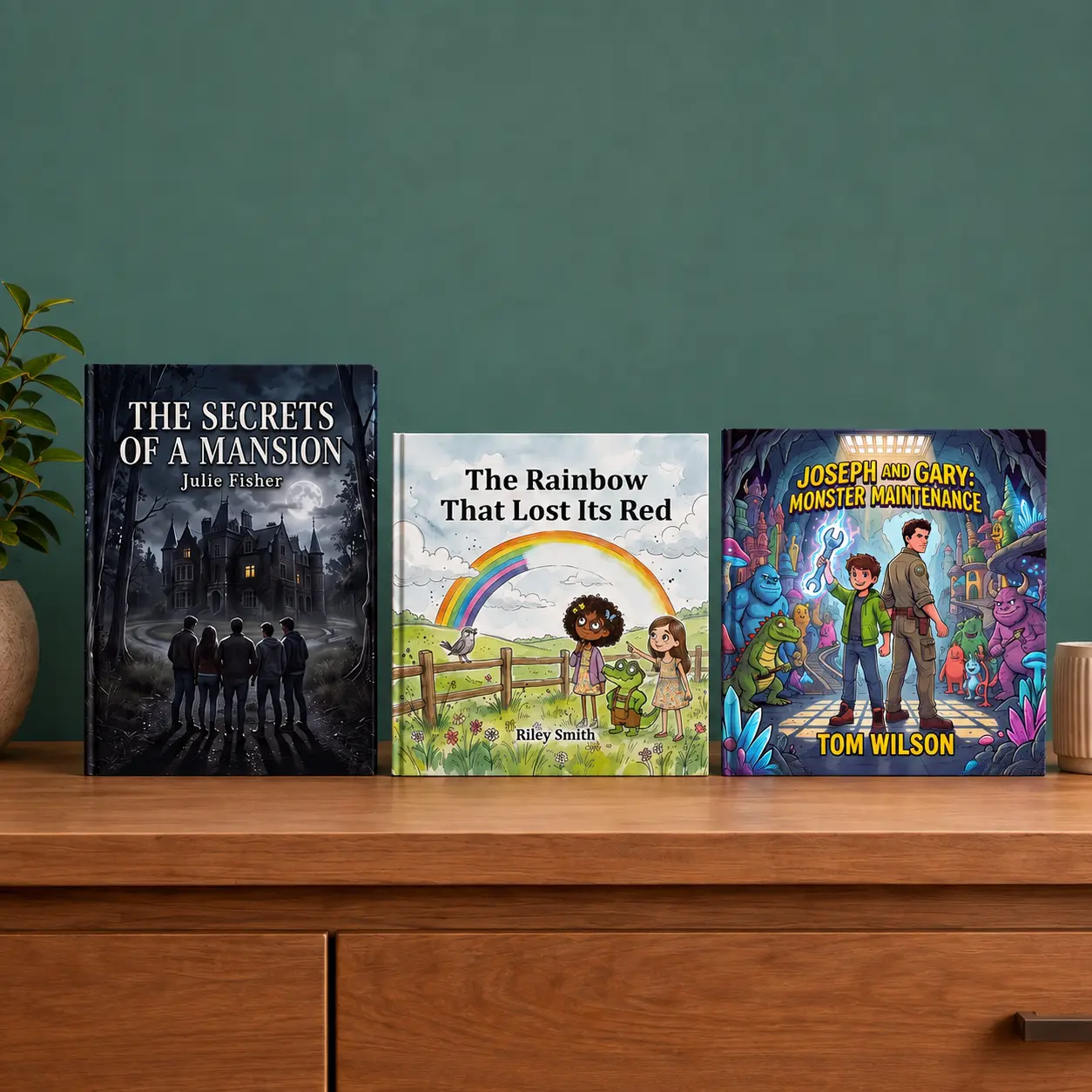 Books created for self publishing