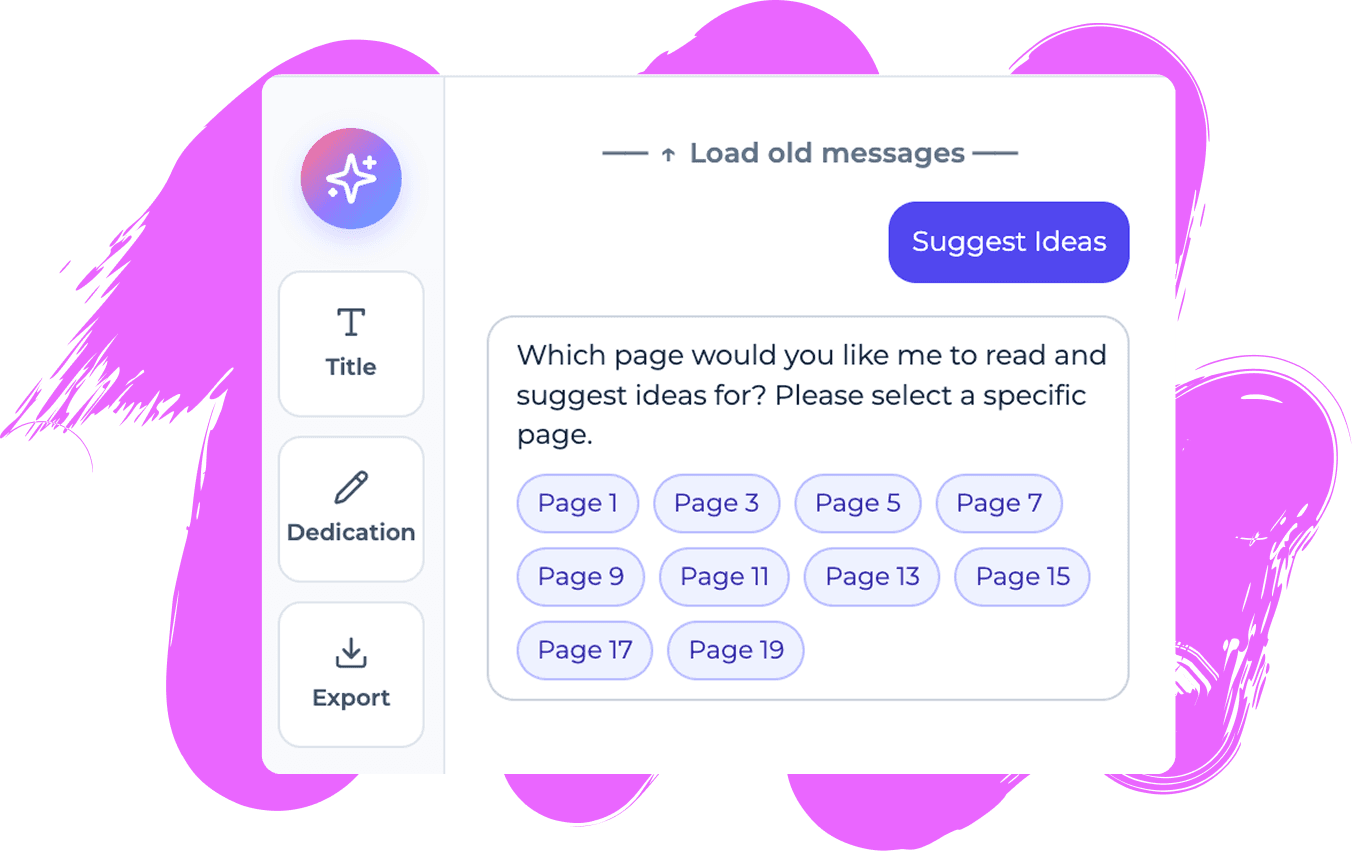 Storybook editor writing assistant