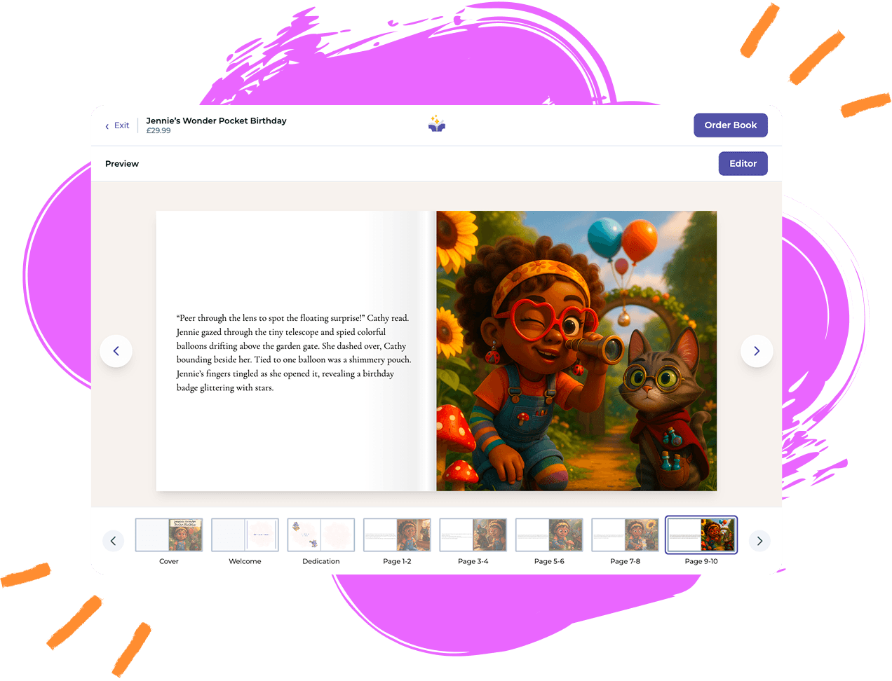 Storybook editor previews