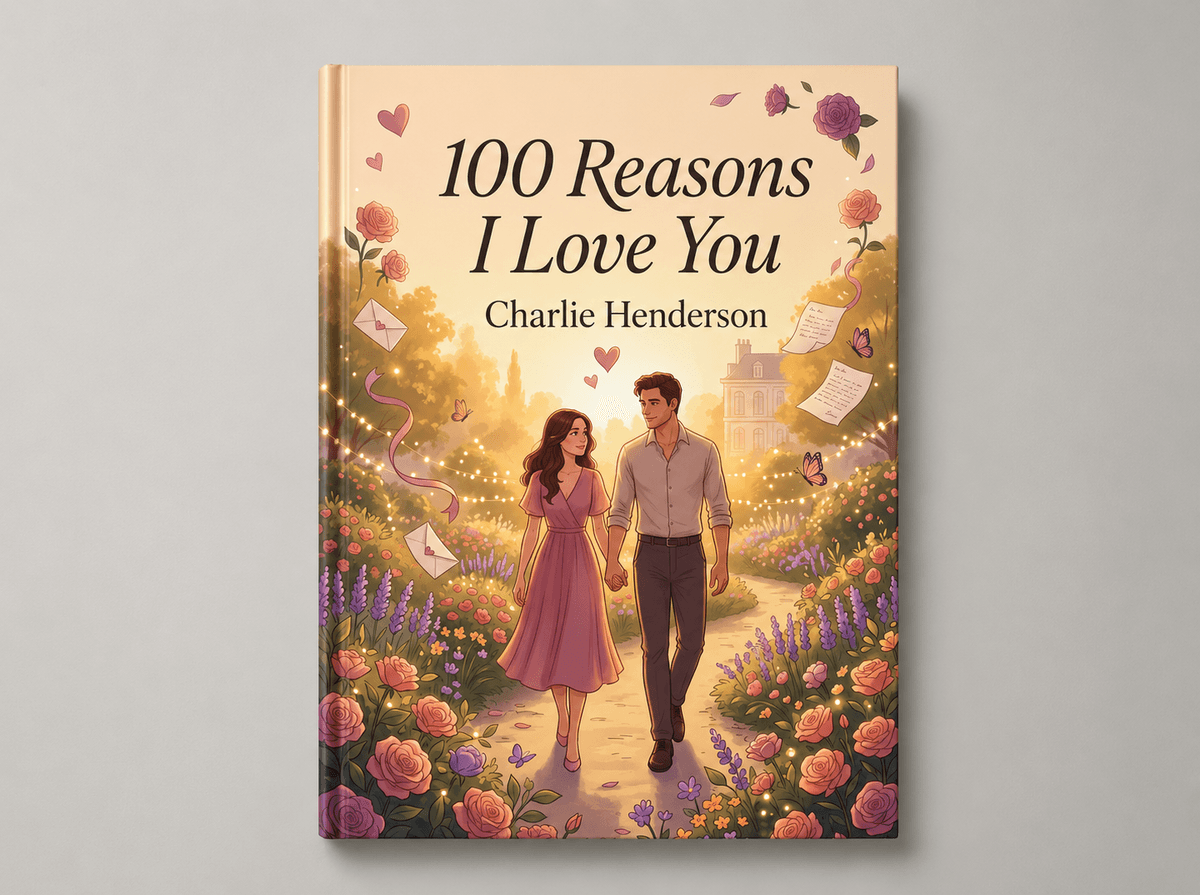 Personalized Valentine book gift preview