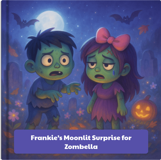 Mystical – bold shadows and pops of orange, purple, and green illustration style example