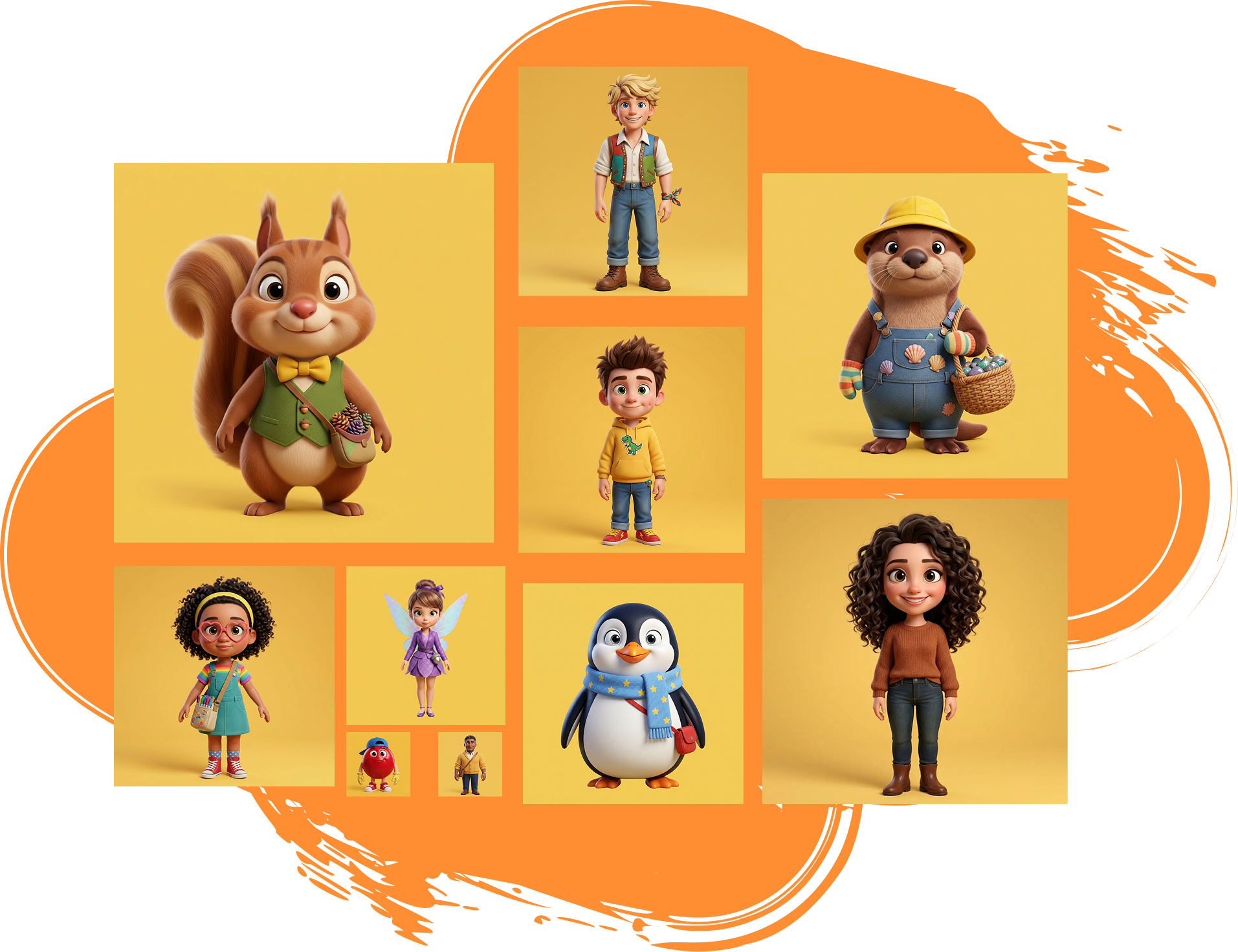 Create from scratch character examples